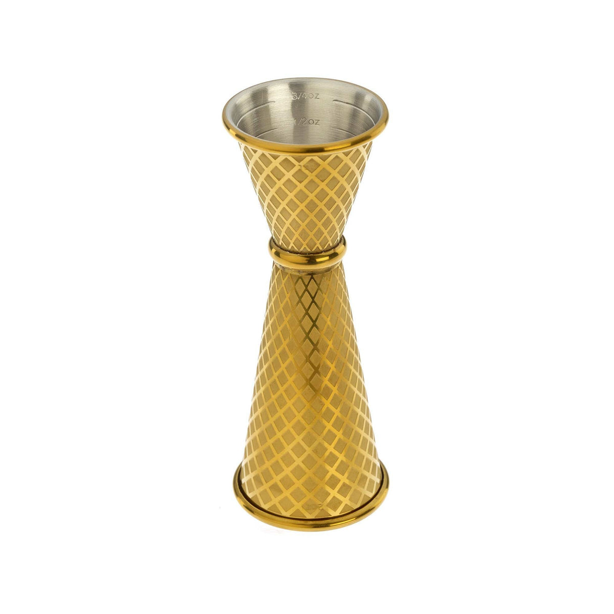Diamond Lettice Japanese style jigger, 30/60ml