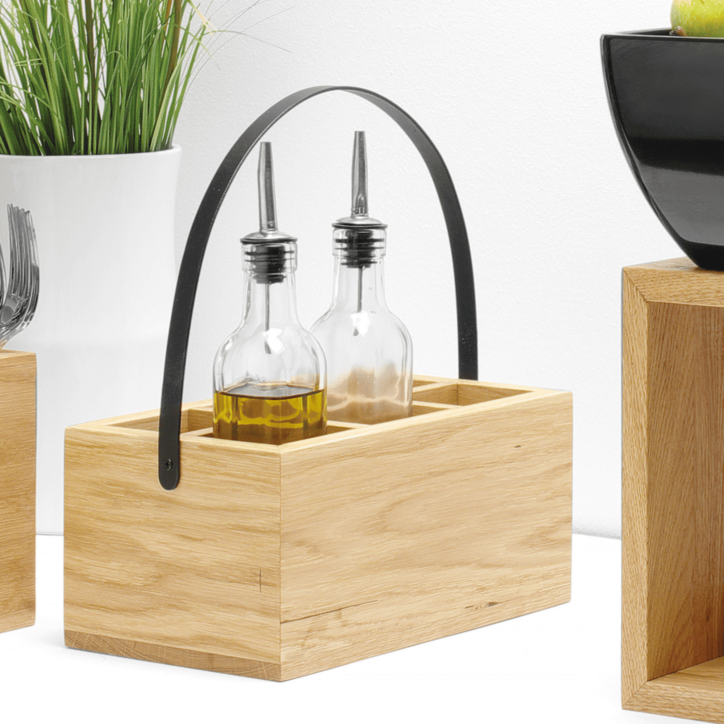 System Madeira box for cutlery and napkins