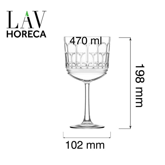 Archie cocktail glass, 470ml