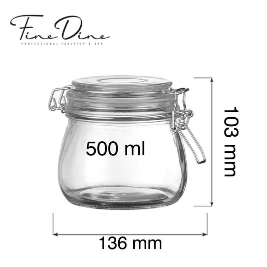Vision weck-type jar, 500ml
