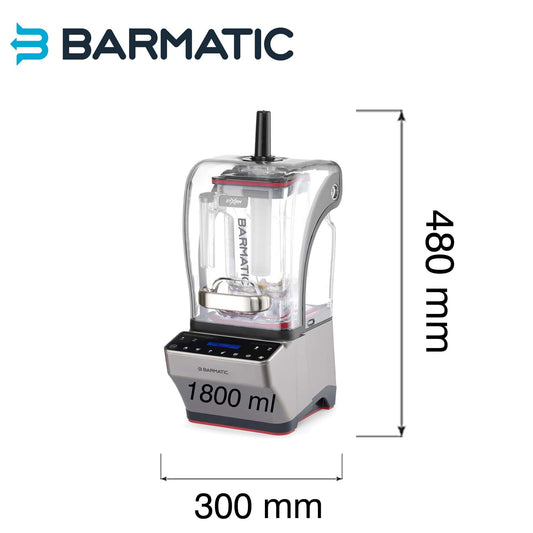 PRO set - Storm bar blender with tamper and additional milk frothing jug (BPA free), 1.8L