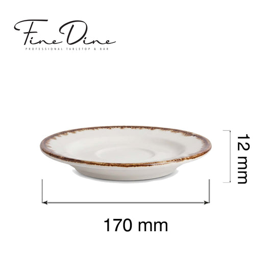 Vanilla saucer for soup cup, 170 mm
