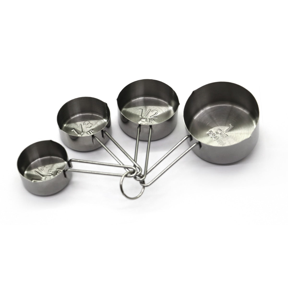 Maxima Measuring Cup Set, Stainless Steel, 60 to 250 ml, additional view