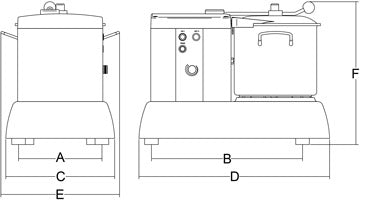 Sirman C-Tronic dimension drawing