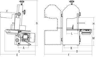 Sirman SO 1550-1650-1840 F3 dimension drawing