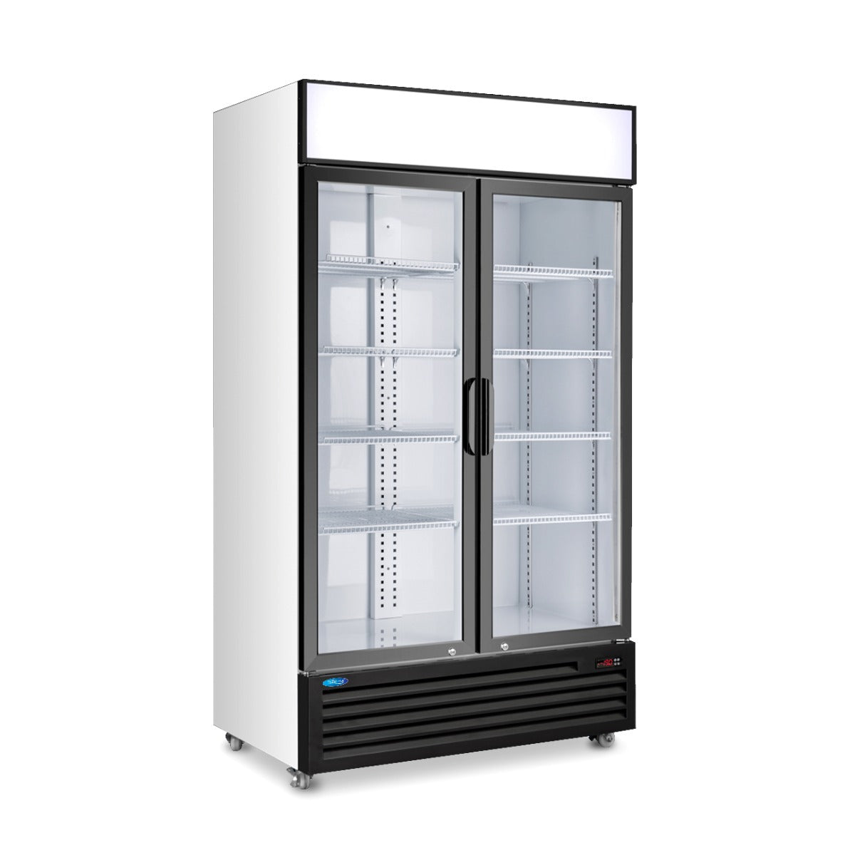 Maxima Display Cooler, 800 L, 2 Doors, 8 Shelves, product photo