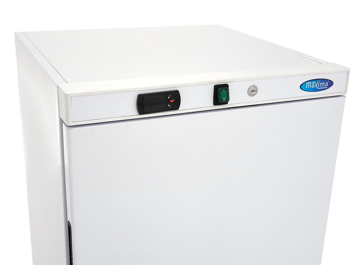Maxima Upright Freezer, 200 L, 2 Fixed Shelves, White, additional view