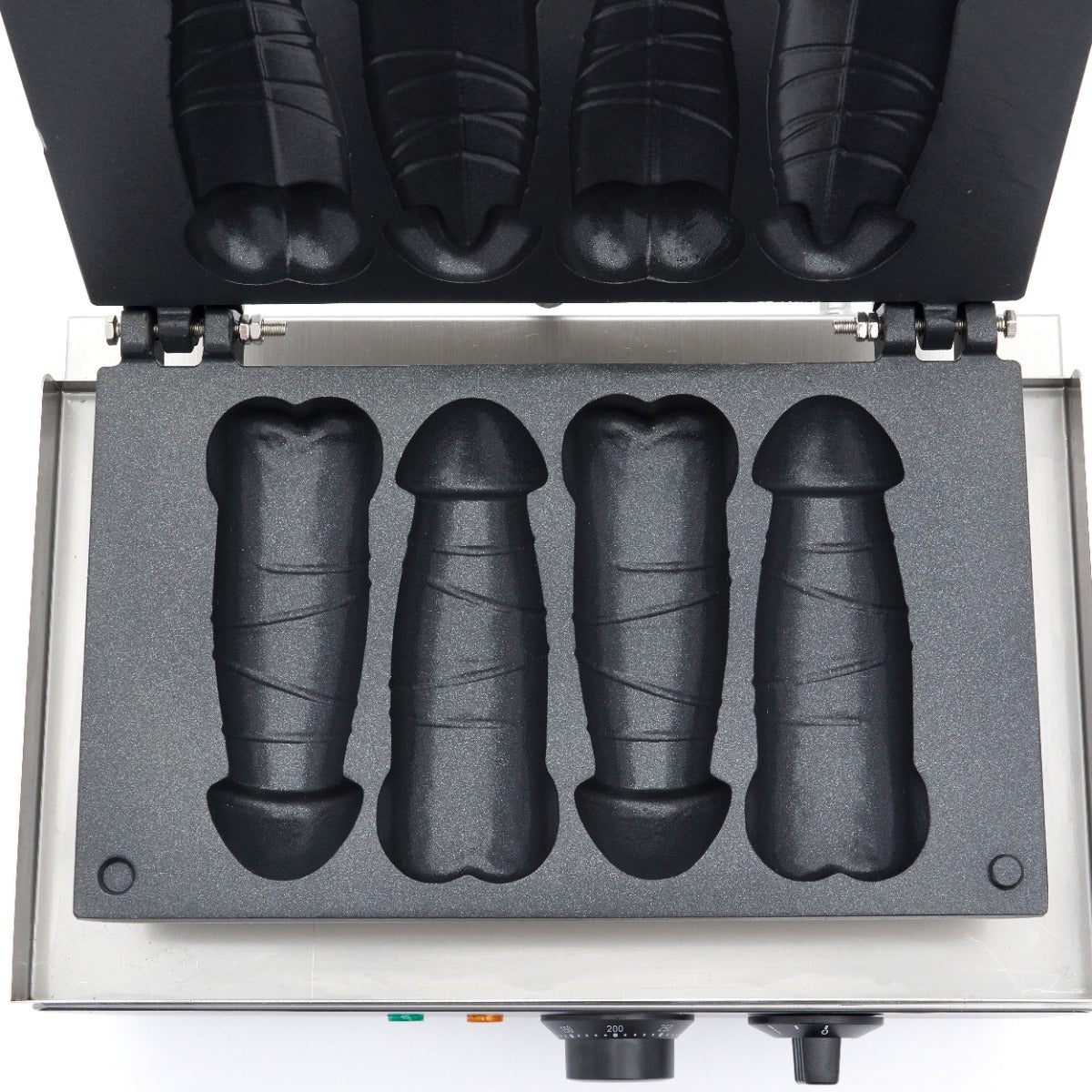 Maxima Waffle Maker, Penis Shape, 4 Pieces, additional view