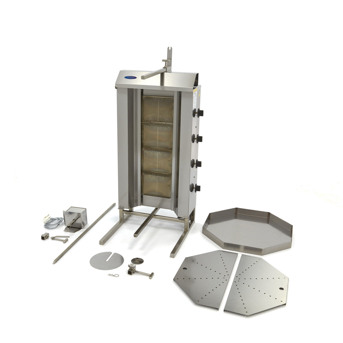 Maxima Kebab Grill, 4 Burners, 50 kg Meat, Gas, additional view