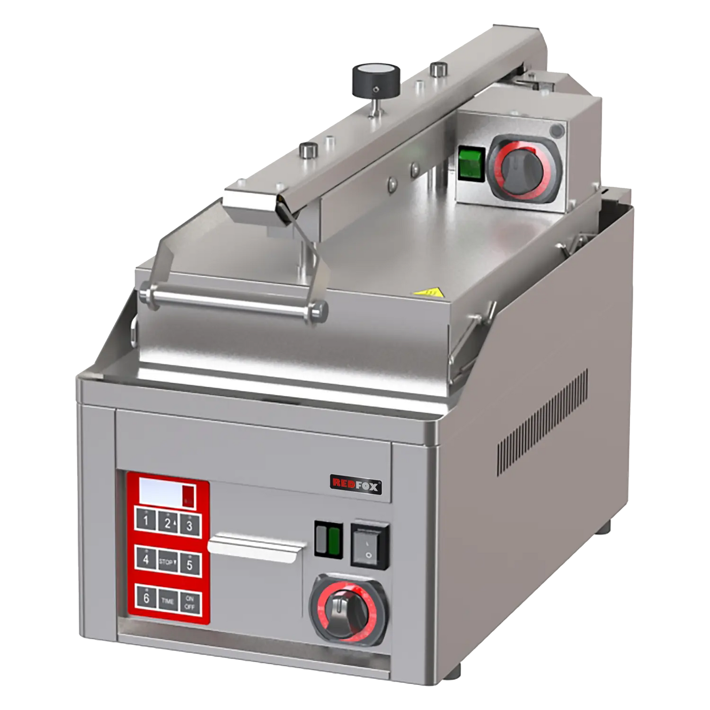 Semi -automatic steak grill durable chrome | REDFOX - KDA 33 ED