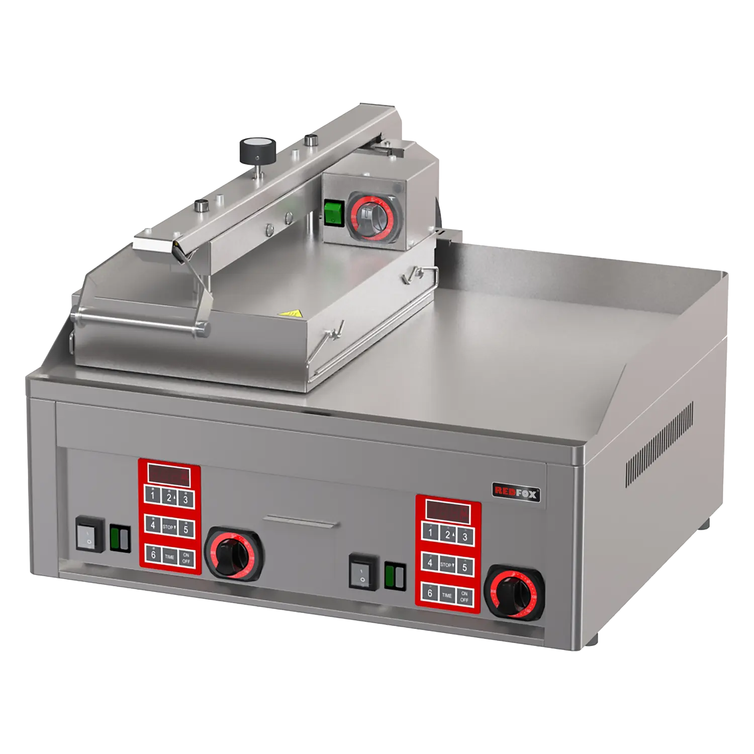 Semi -automatic steak grill durable chrome | REDFOX - KDA 63 ED