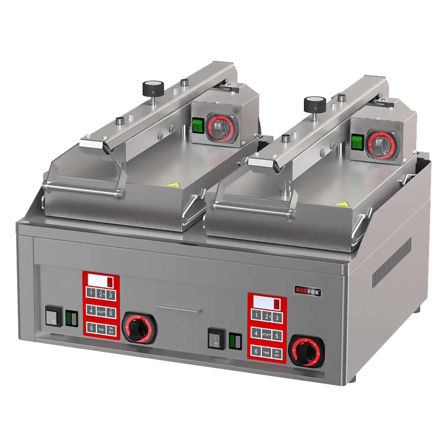 Semi -automatic steak grill durable chrome | REDFOX - KDA 66 ED