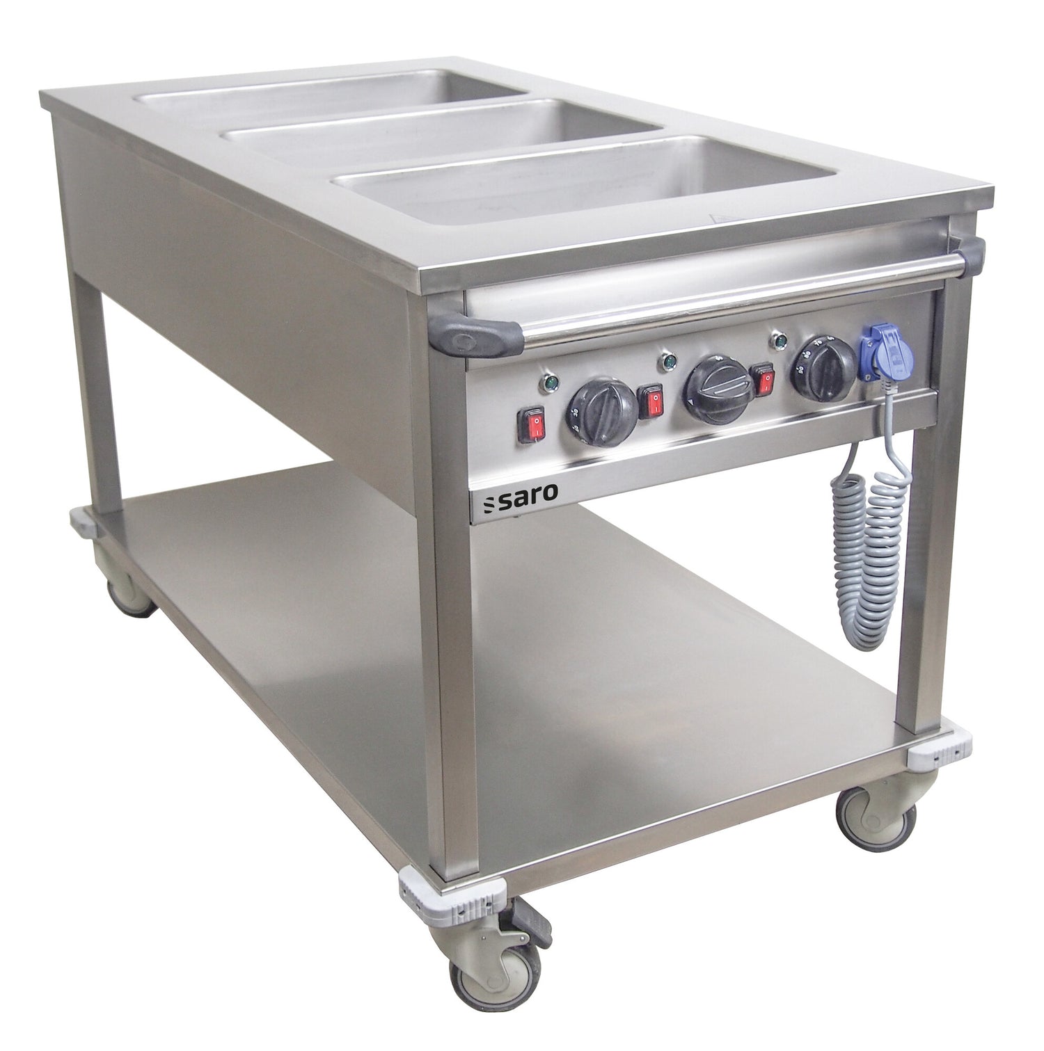 Saro BT-3 bain marie trolley, stainless steel