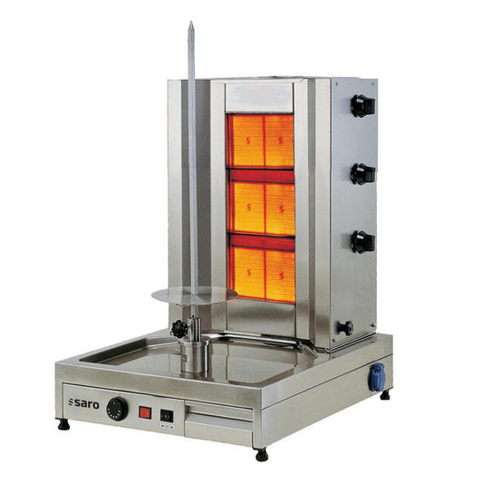 Saro TILLA 3 gas kebab grill, three burners