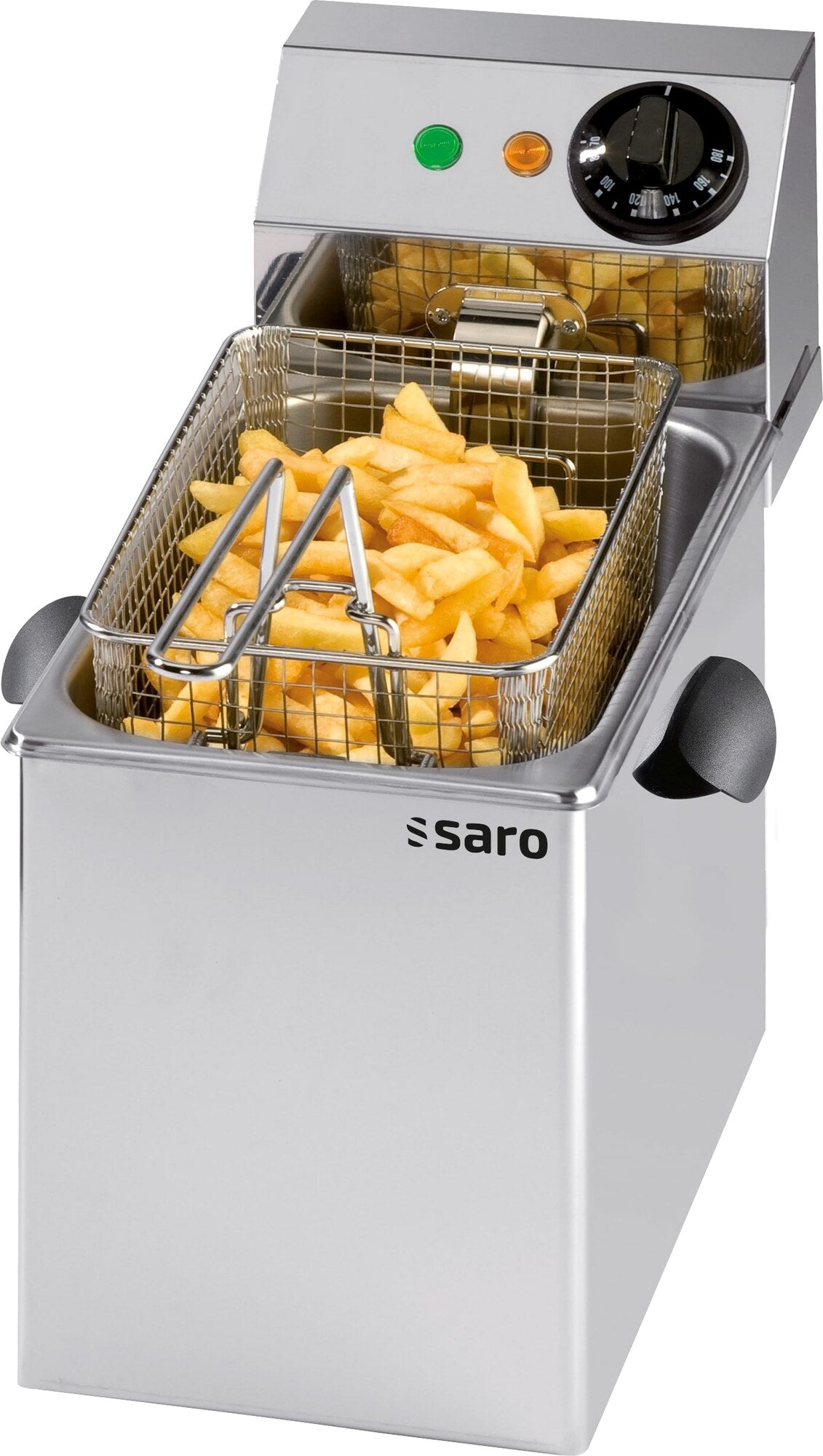 Saro PROFRI 4 countertop fryer, stainless steel