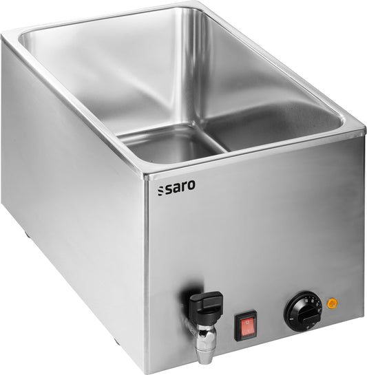 Saro BMH 210 bain-marie, stainless steel bath with drain tap and switch