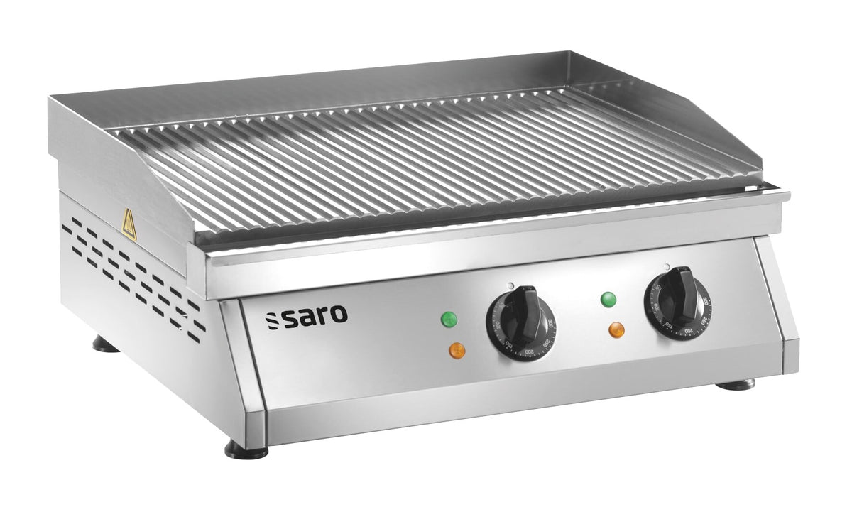 Saro FRY TOP GH 610 R electric griddle, grooved plate