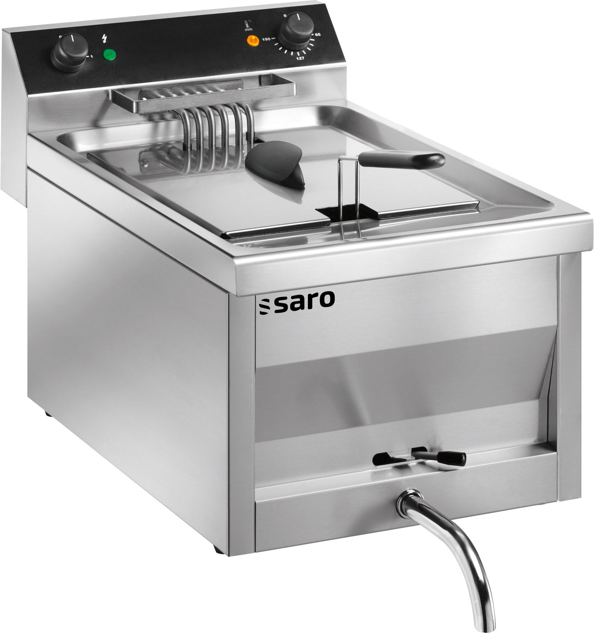 Saro GASTROLINE 12V countertop fryer, stainless steel