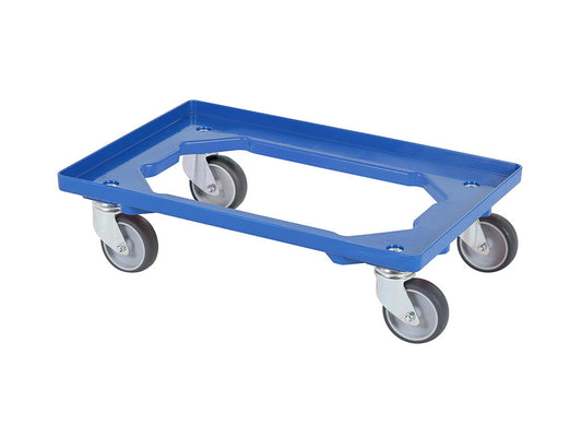 Saro TR Blue transport dolly, blue ABS plastic frame
