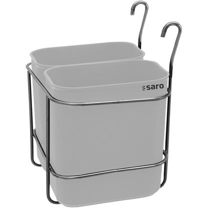 Saro AB 2 waste container, stainless steel suspension