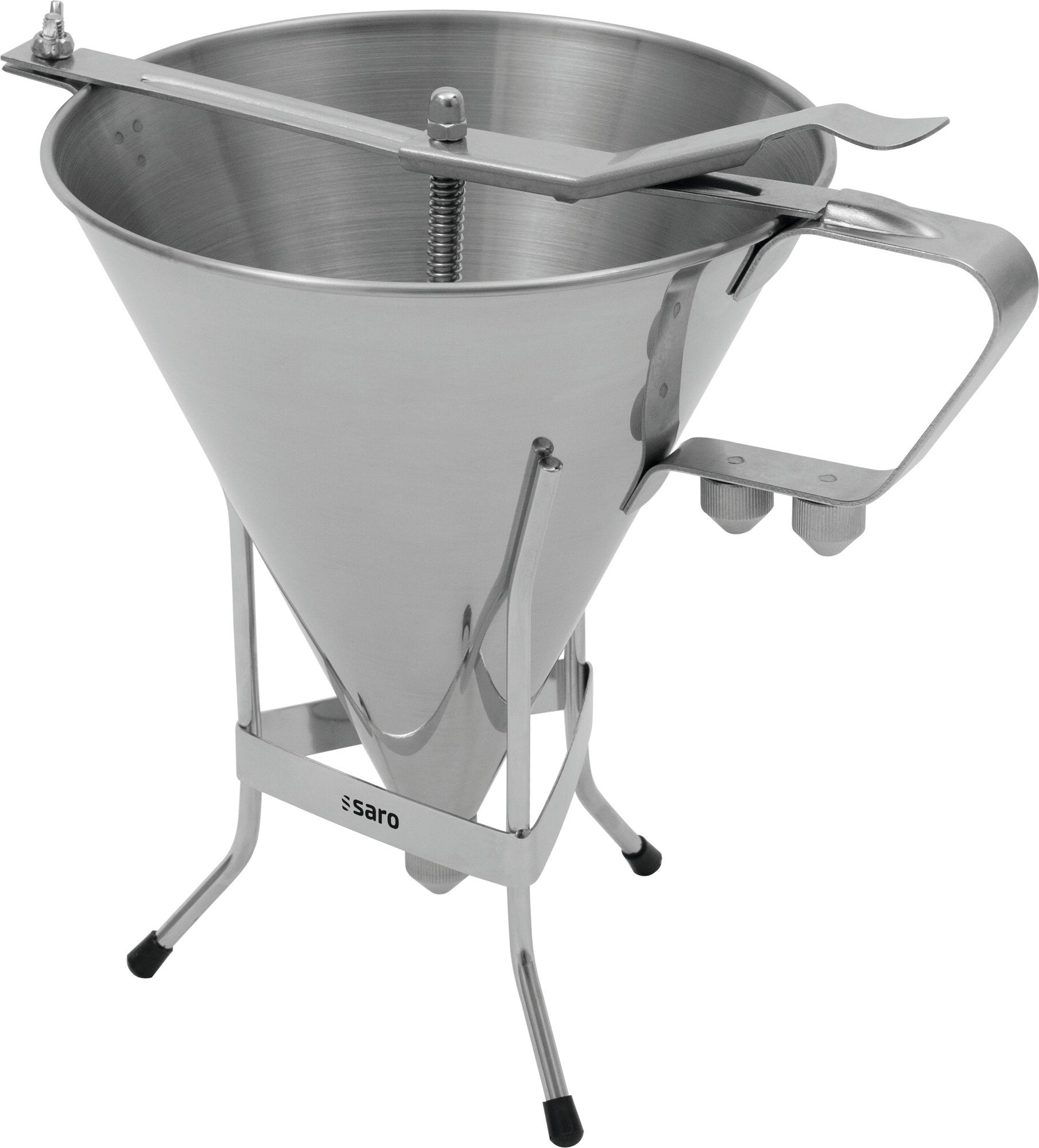 Saro PT-3 portioning funnel, stainless steel