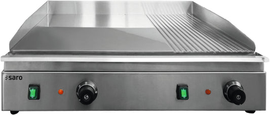 Saro COMO electric griddle, chrome-plated plate