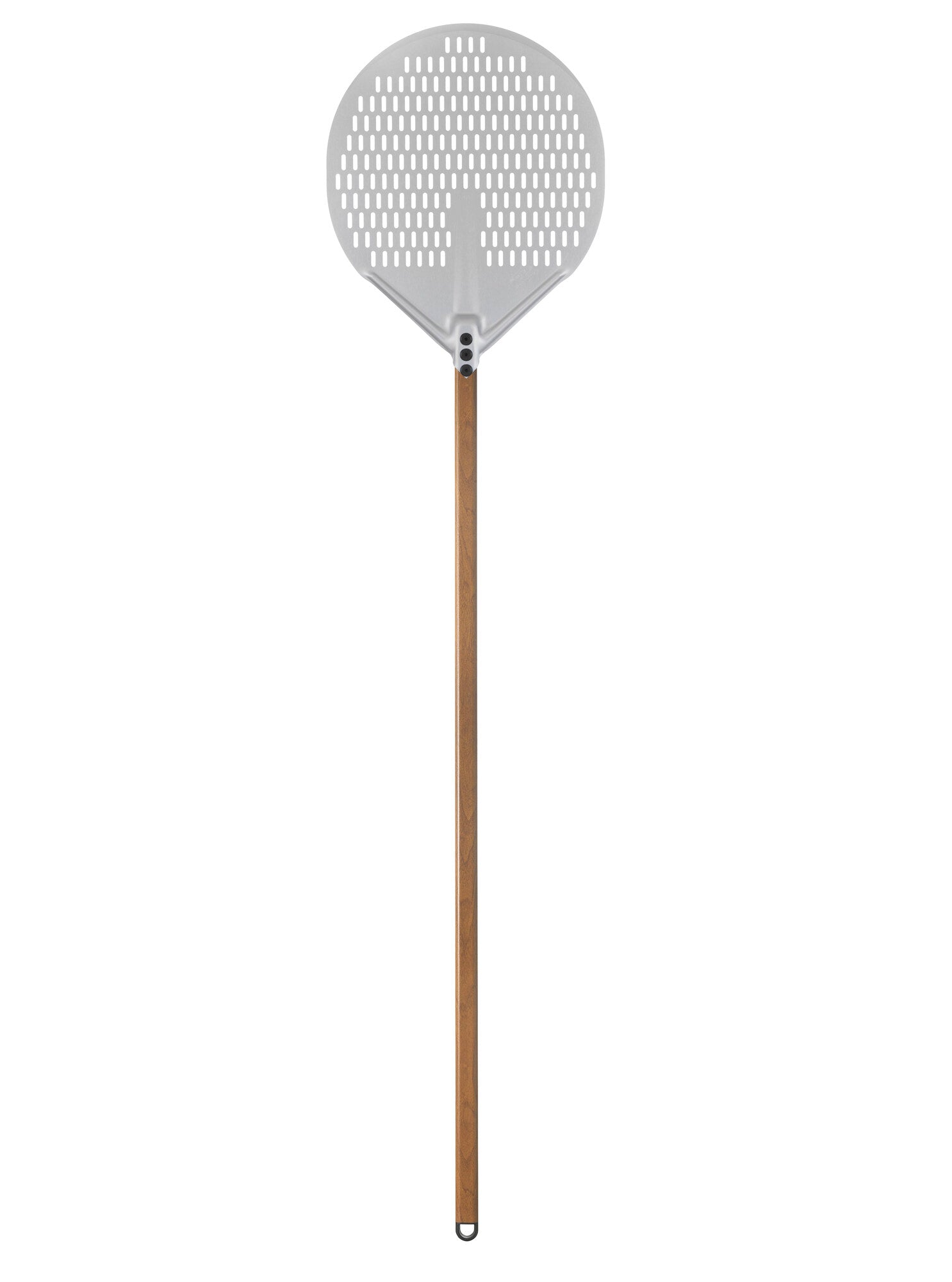 Saro PT-33 W pizza peel, wood-effect round head