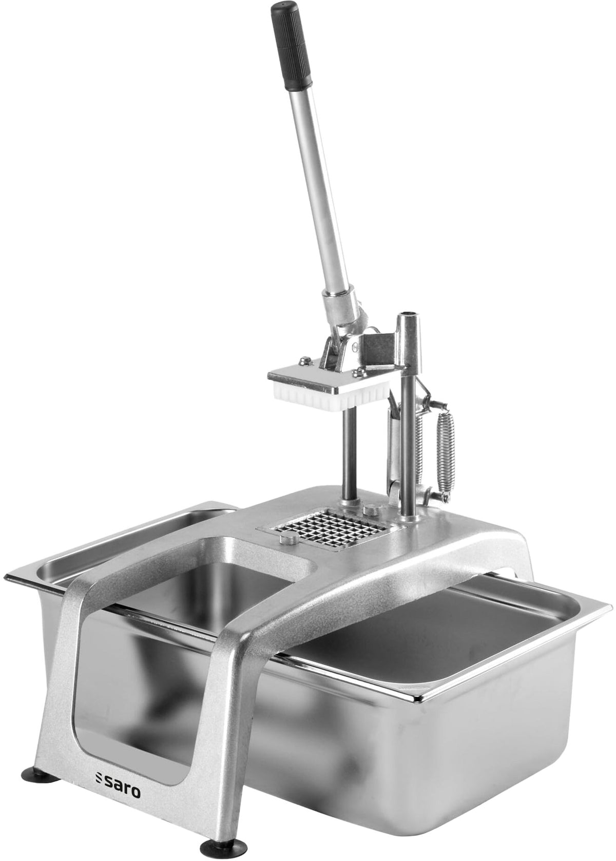 Saro CF-5 12x12 chip cutter, lever-operated on stand