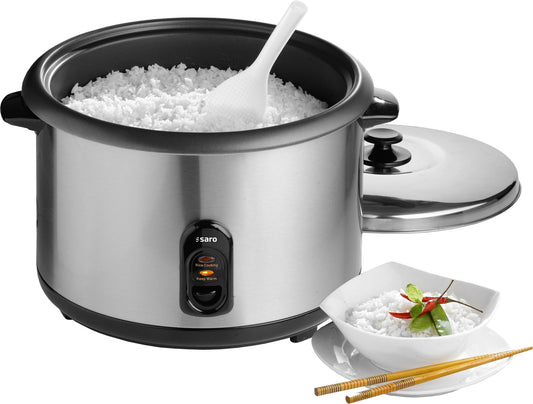 Saro RICO rice cooker, polished stainless steel