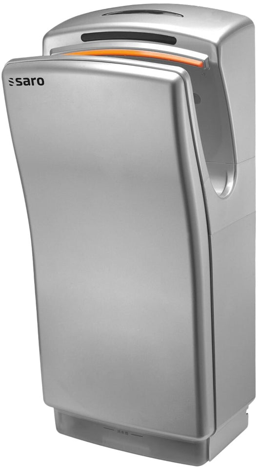Saro SARMA high-speed hand dryer, silver and grey