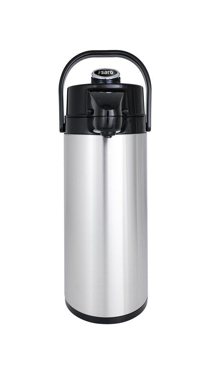 Saro insulated pump jug, glass interior, product photo