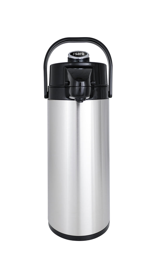 Saro insulated pump jug, glass interior, product photo