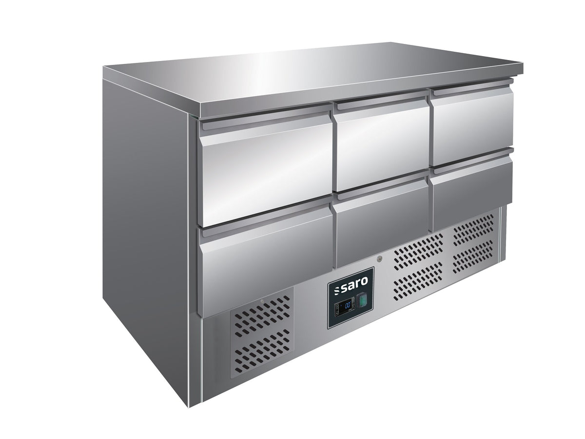 Saro VIVIA S 903 S/S TOP - 6x 1/2 GN refrigerated counter, stainless steel
