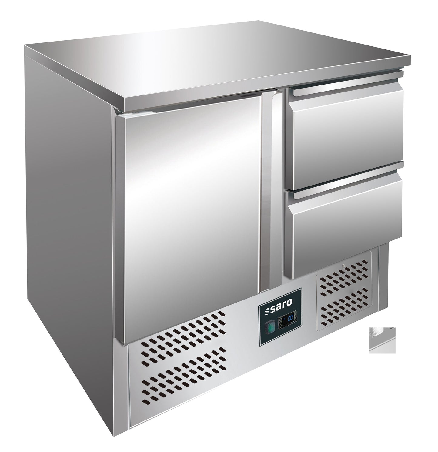 Saro VIVIA S 901 S/S TOP - 2x 1/2 GN refrigerated counter, stainless steel
