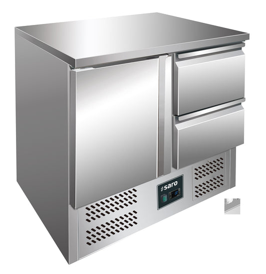 Saro VIVIA S 901 S/S TOP - 2x 1/2 GN refrigerated counter, stainless steel