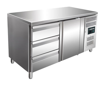 Saro KYLJA 2130 TN cooling table, 1 door and drawers