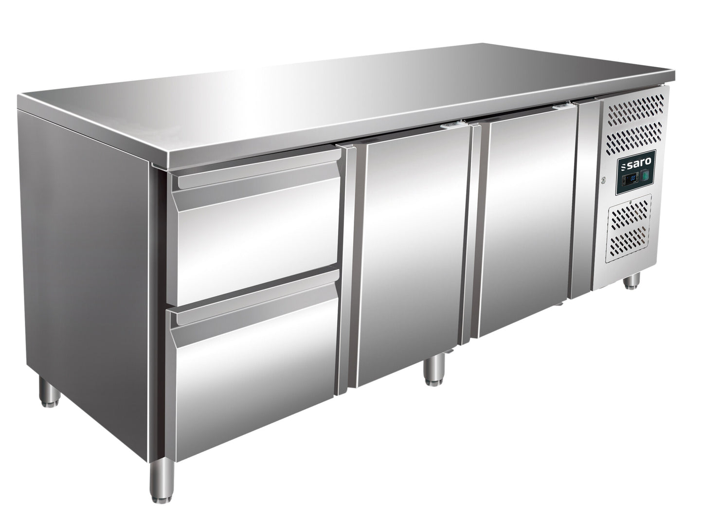 Saro KYLJA 3110 TN cooling table, 2 doors and drawers