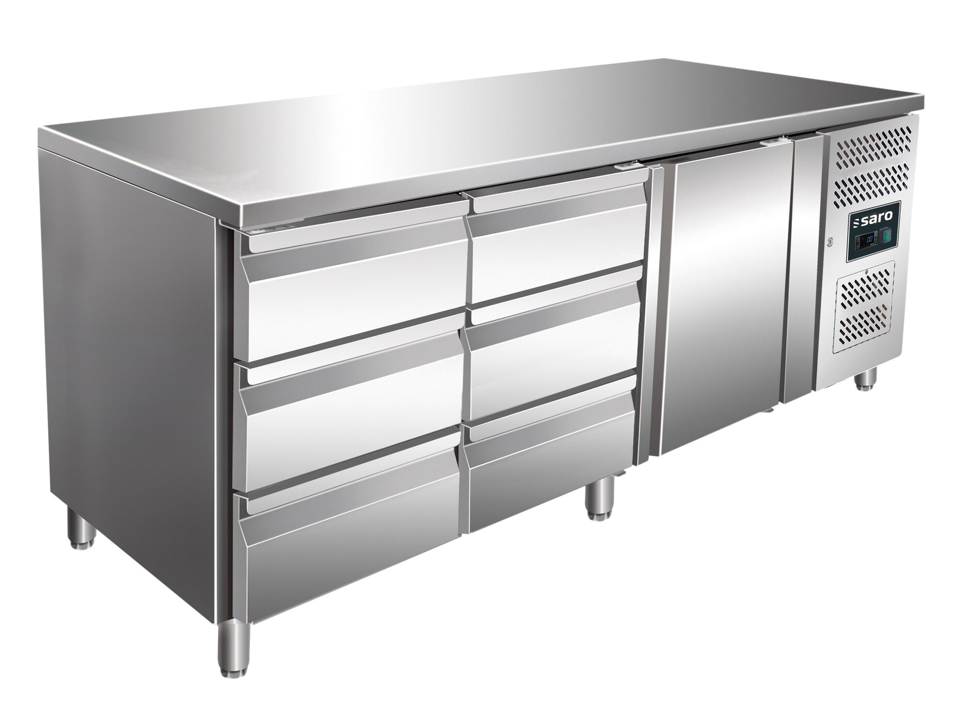 Saro KYLJA 3150 TN cooling table, 1 door and drawers