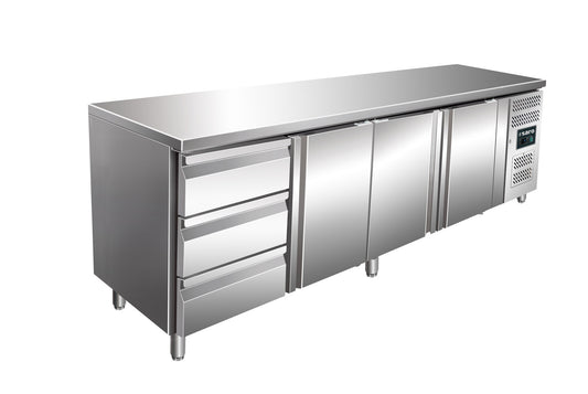 Saro KYLJA 4130 TN refrigerated counter, stainless steel