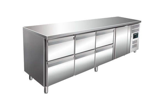 Saro KYLJA 4160 TN refrigerated counter, stainless steel