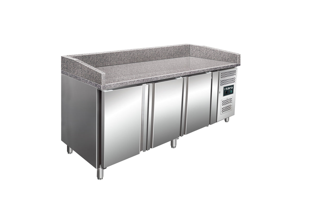 Saro PZ3600TN PRO pizza worktable, stainless steel and granite