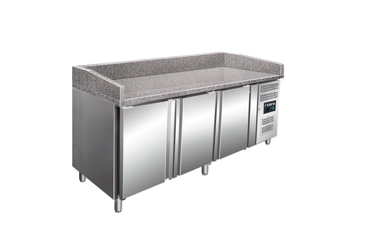 Saro PZ3600TN PRO pizza worktable, stainless steel and granite