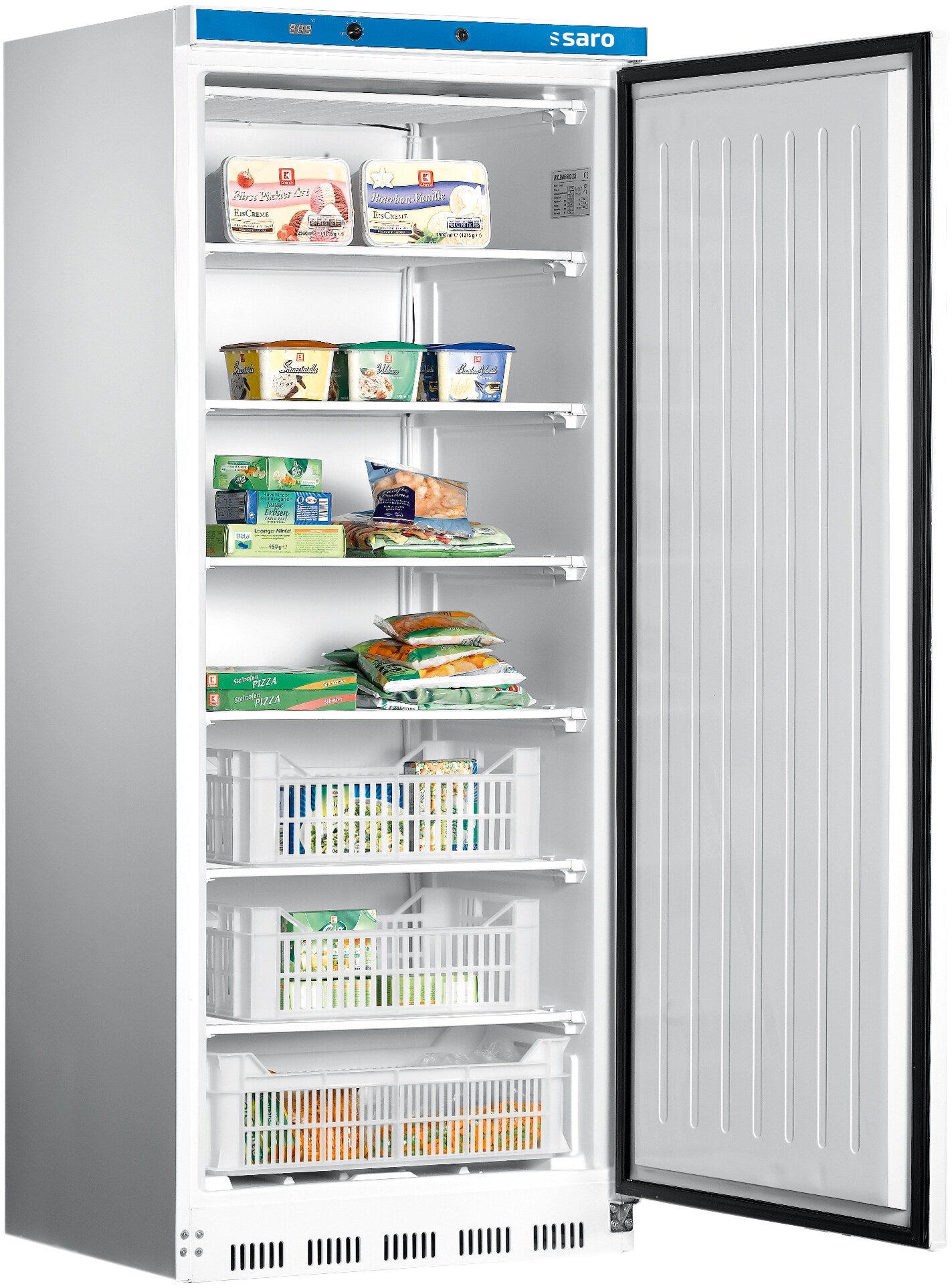 Saro HT 600 upright freezer, white