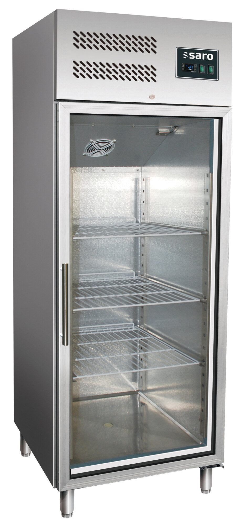 Saro GN 600 TNG refrigerator, glass door