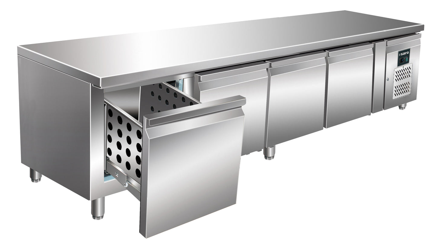 Saro UGN 4100 TN-4S undercounter fridge, stainless steel