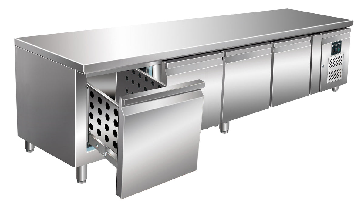 Saro UGN 4100 TN-4S undercounter fridge, stainless steel