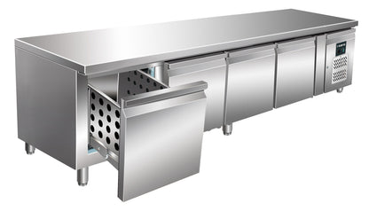 Saro UGN 4100 TN-4S undercounter fridge, stainless steel