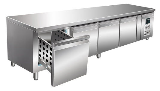 Saro UGN 4100 TN-4S undercounter fridge, stainless steel