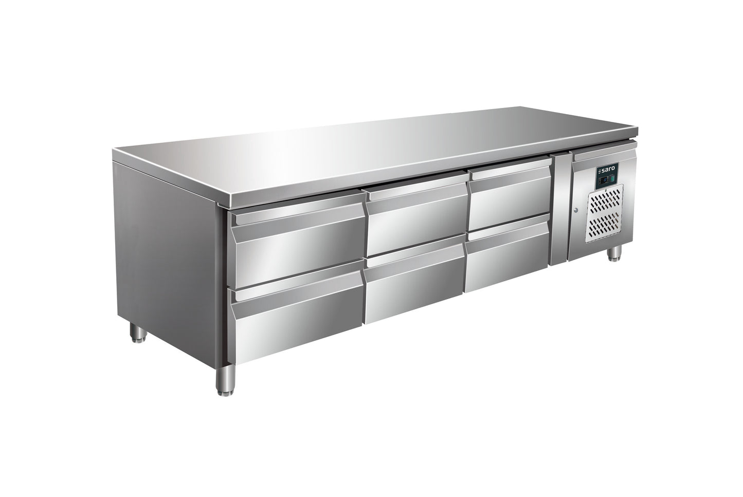 Saro UGN 3160 TN undercounter fridge, stainless steel
