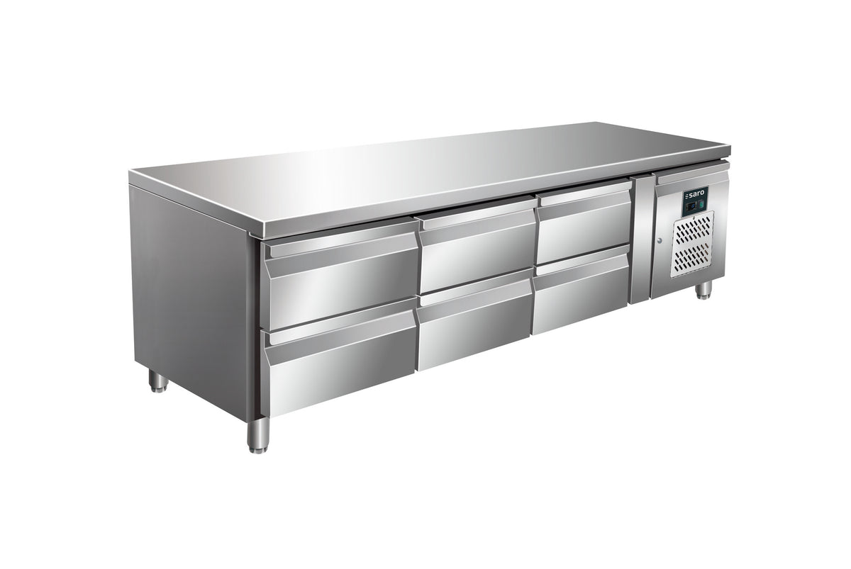 Saro UGN 3160 TN undercounter fridge, stainless steel
